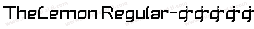 TheLemon Regular字体转换